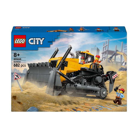 Lego ® city geltonasis buldozeris, statybvietės transporto priemonė - 60466