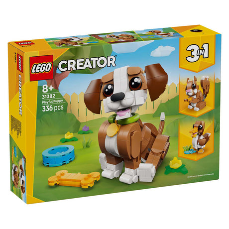 Lego ® creator 3in1 cute animals: playful puppy - animal set - convert into a squirrel or duck - 31382