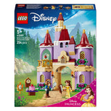 Lego ǀ disney princess the enchanted castle of beauty and the beast building kit for children 43289