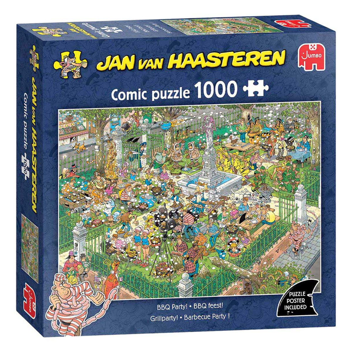 Jan van Haasteren - Grillfest! - 1000 Stéck Puzzel - Puzzel