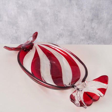 Tigela caseira Boltze em vidro doce 35x12cm