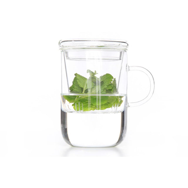 Tea cup with filter glass cl ã˜ 8cm height: 12.5 cm<br> capacity: 470 ml