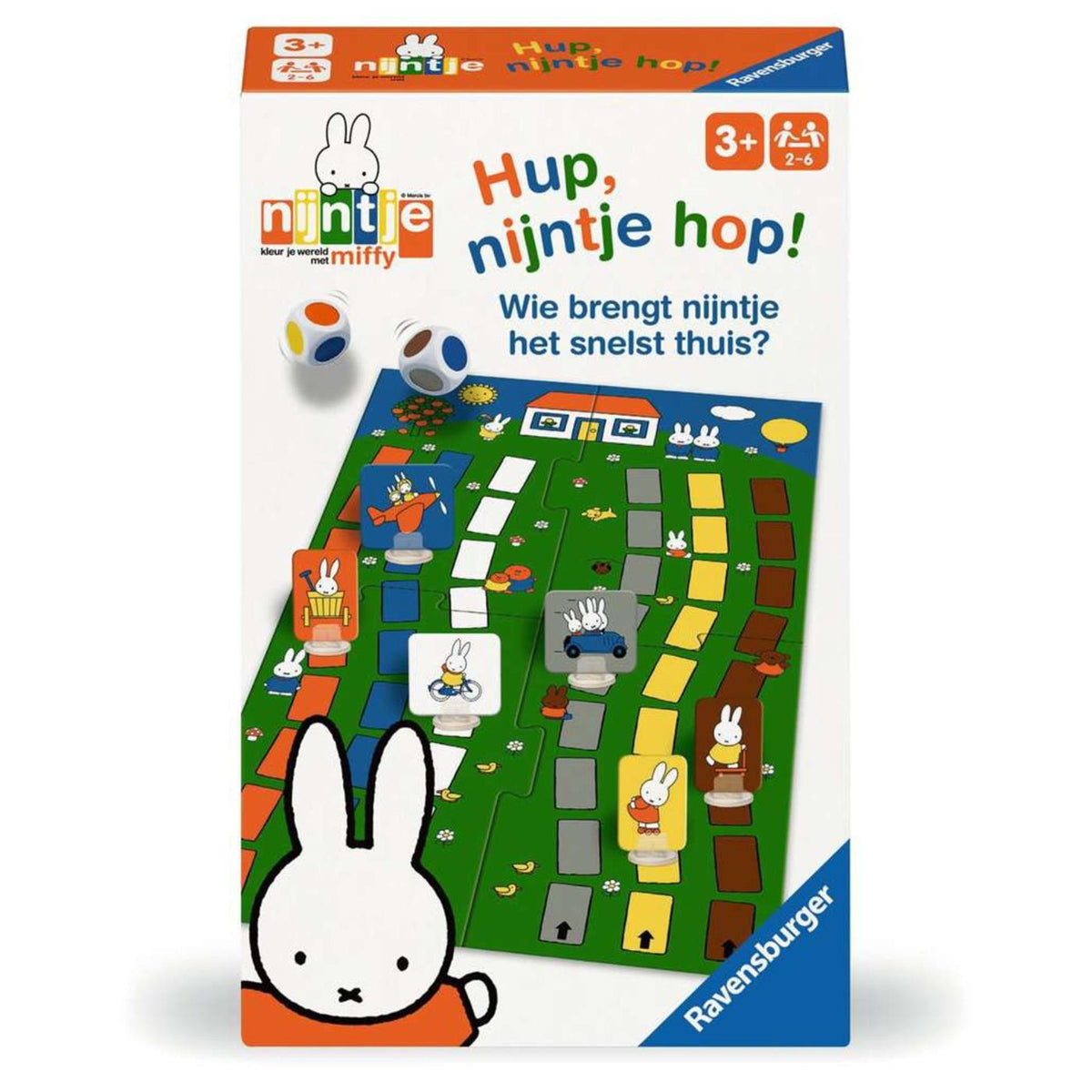 Ravensburger hop miffy hop color dice game