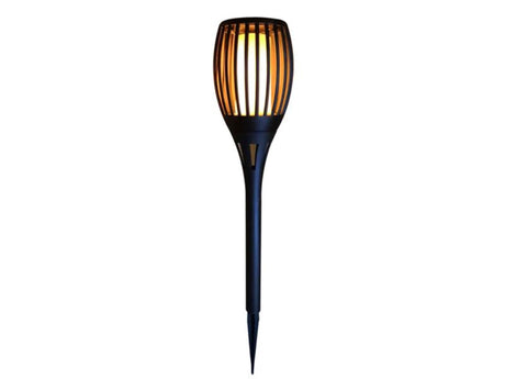 Svenska living lumineo led solar garden torch with flame effect 58cm