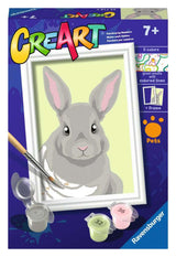 Ravensburger Creart Paint by Numbers - Gray Rabbit