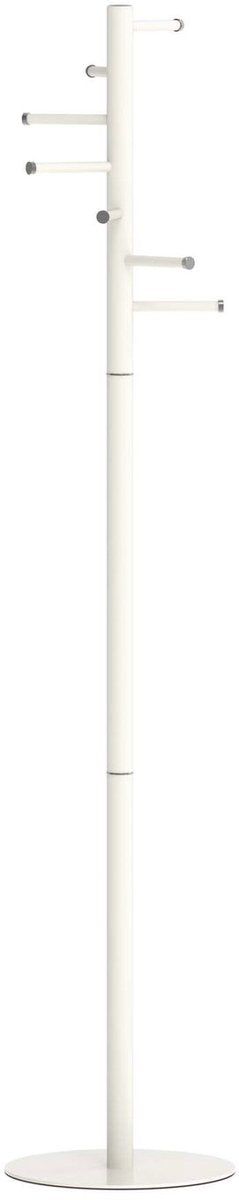 Maul caurus vešiak - 7 háčikov - základňa - biela - 1 kus - ø 35 x 177 cm -