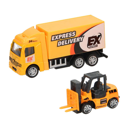 Toi-toys toi toys lietinis vilkikas su automobiliu