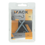 Mack 1017814 - metrikus csavaros horog + anya horganyzott 2db m8 x 100 mm | 5 darab