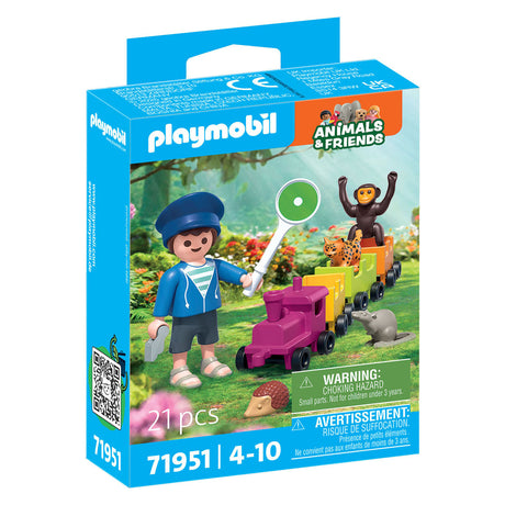 Playmobil Déierefrënn kleng Lokomotivtour - 71951