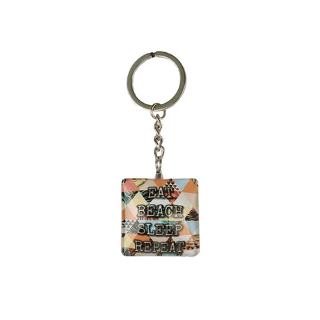 Gerkimex nøkkelringglass med tekst 3,5x3,5x2cm