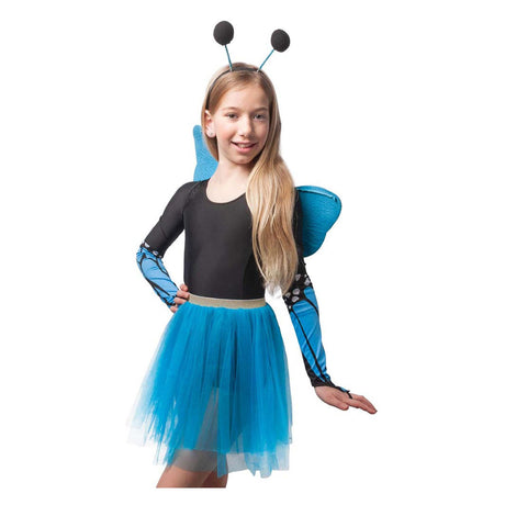 Boland Butterfly Costume Set Blue