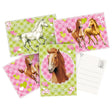Haza whitebeard invitation cards horses. 6 pcs