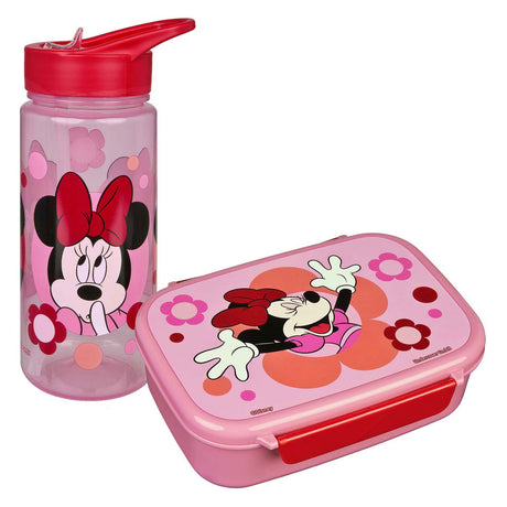 Undercover lunch bin and drinking cup set Minnie Mouse