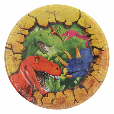 Folat b.v. dinosaur plates, 8pcs.