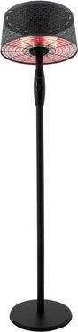 Sunred - moderna artix - ultra lijn - zwart - staand model - terrasverwarmer - infraroodstraling - 2000 w - eco - 5 standen - eco - smart - afstand bestuurbaar - elektrische heater - slimme heater