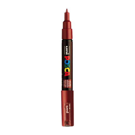 Uni Posca paint marker 1MC wine red - conical nib - 1 mm