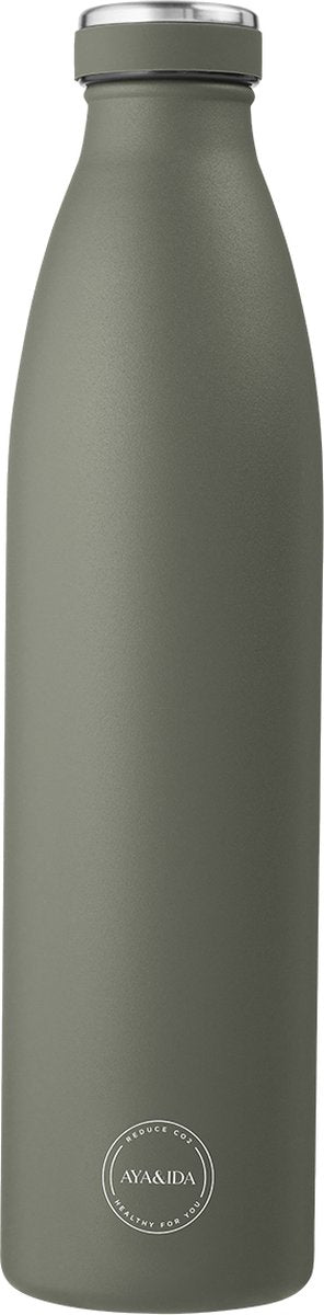 Aya ida - láhev na pití - termoska - láhev na vodu - 1000ml - tropická zelená