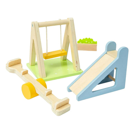 Bigjigs Wooden Doll's House Garden Furniture Set - 4 pcs.