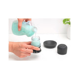 Brabantia sinkside dishwashing brush - with soap dispenser - dark gray