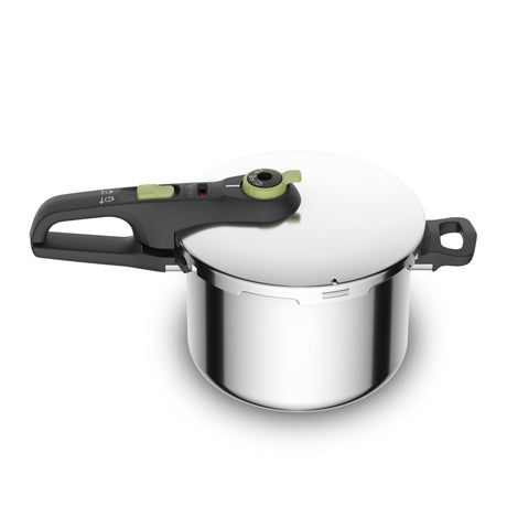 Tefal p25807 secure 5 trendy pressure cooker 6 liters with steam basket