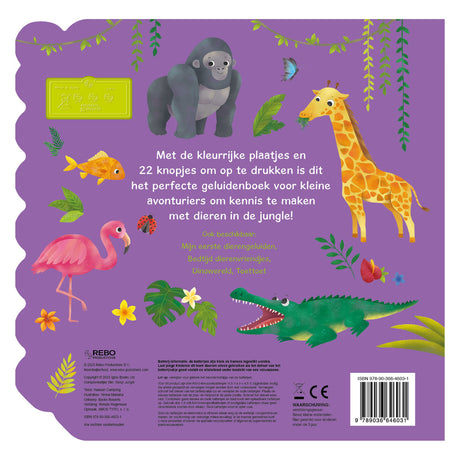 Rebo publishers sound book: jungle sounds 0+