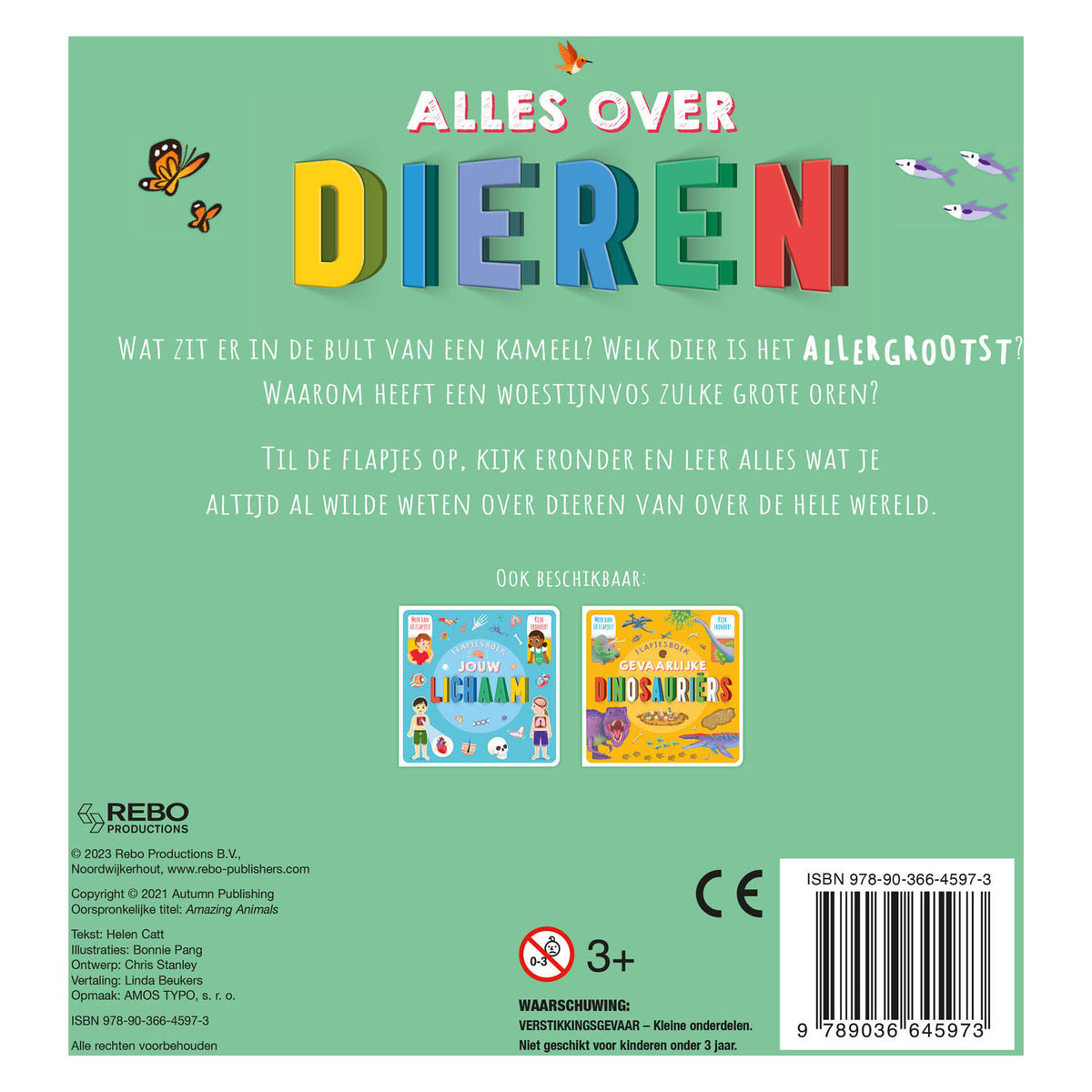 Rebo ger ut allt om djur klaffbok