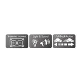 2-play police car pull-back with light and sound 11 cm white