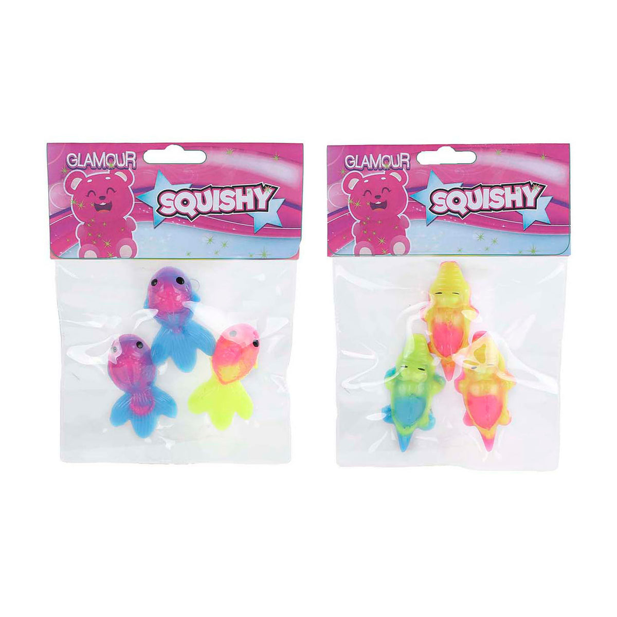 Glamor squishy, ​​3 pcs.
