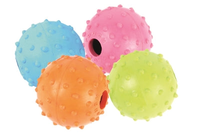 Glad kjæledyr gummiball med bjelle
