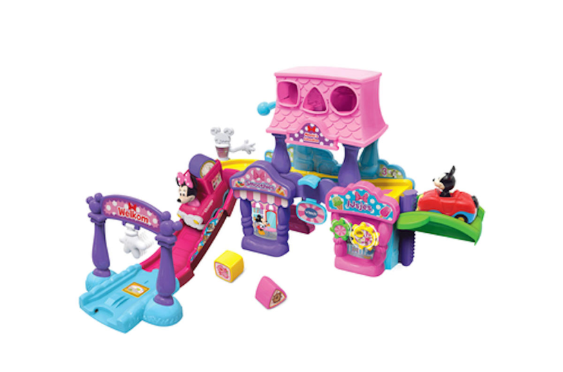 Vtech toot toot cars disney minnie's ice cream parlor play set - interactive toys - educational baby toys - from 1 to 5 years