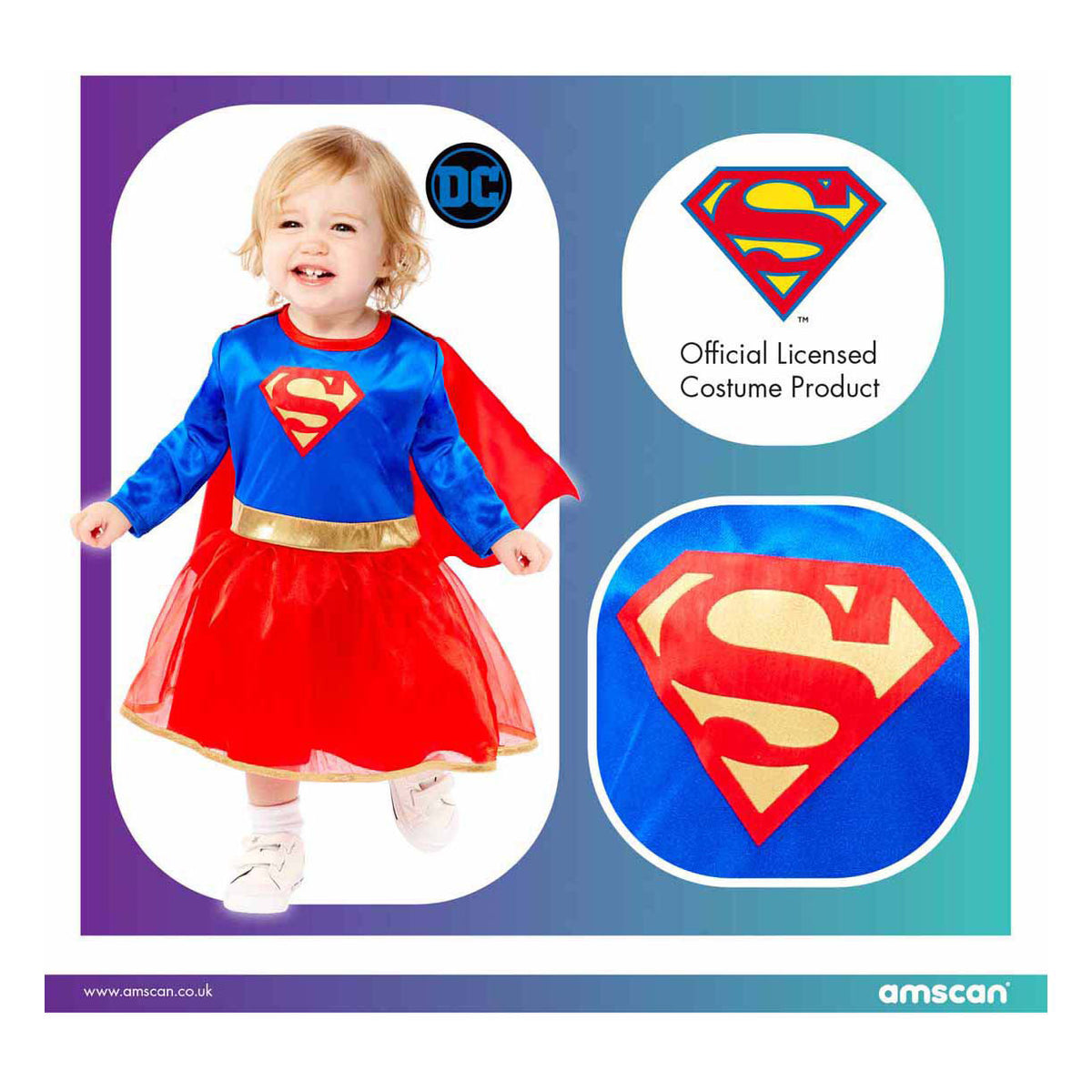 Supergirl costume - 12-18 months