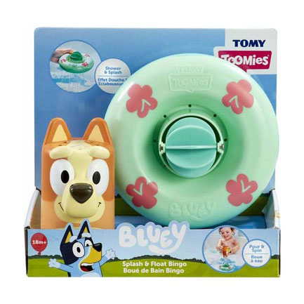 Tomy bluey splash and float bingo hrajúci figúrku do kúpeľa