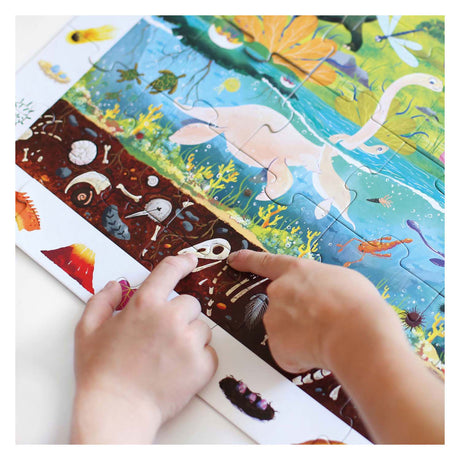 Banana Panda Sich a kuckt Puzzle Dinosaurier 4+.