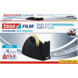 Adhesive tape holder tesa easy cut black 25mm x 66 m