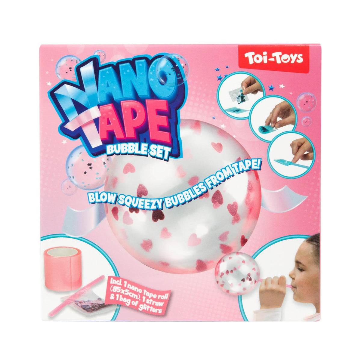 Toi-toys fun nano tape -bubble- with glitter (diy) 3ass +