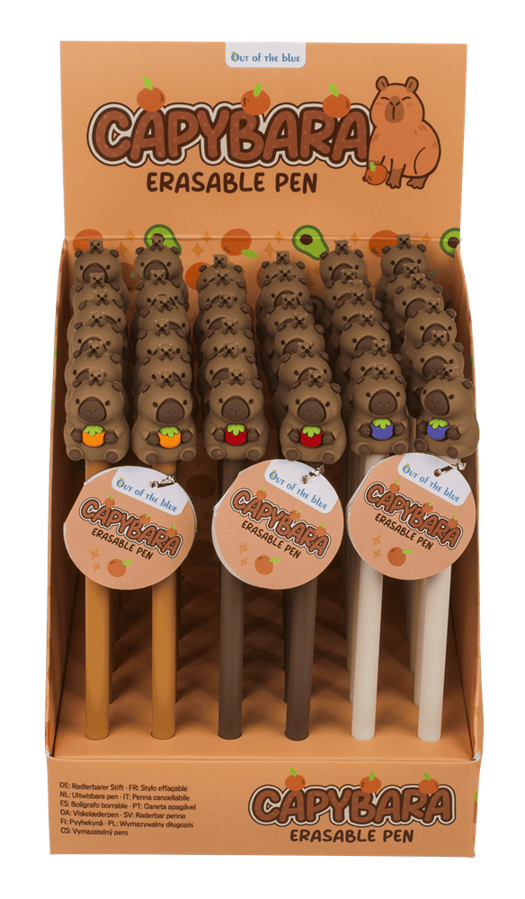 Dsp lösbar Pen, Capybara. 3 ass. 36