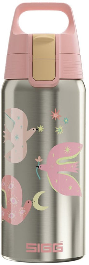 Алуминиева бутилка за пиене Sigg fly away 0.5л - цветна и издръжлива.