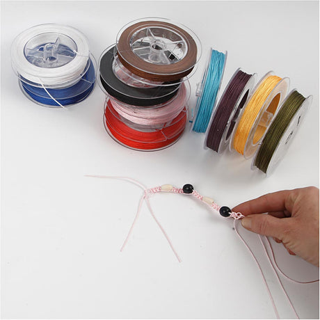 Creativ company https: www.cchobby.nl polyester-cord-thickness-1-mm-various-colors-10x50-m-1-box