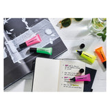 Stabilo neon - highlighter - 4 darabos szett