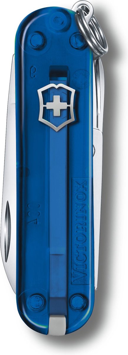 Kapesní nůž Victorinox classic SD transparentní - hluboký oceán - 7 funkcí