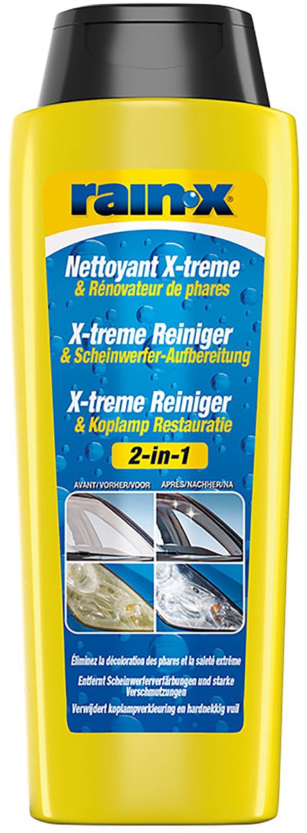 Rain-x x-treme cleaner obnova světlometů - obnovuje světlomety - dokonalé čištění - 325ml