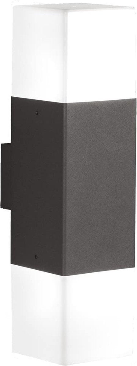 Trio hudson - wall lamp - anthracite - incl. 2x e14 3.5 w - lighting up and down - wall mounting - not dimmable - outdoor lighting - ip44