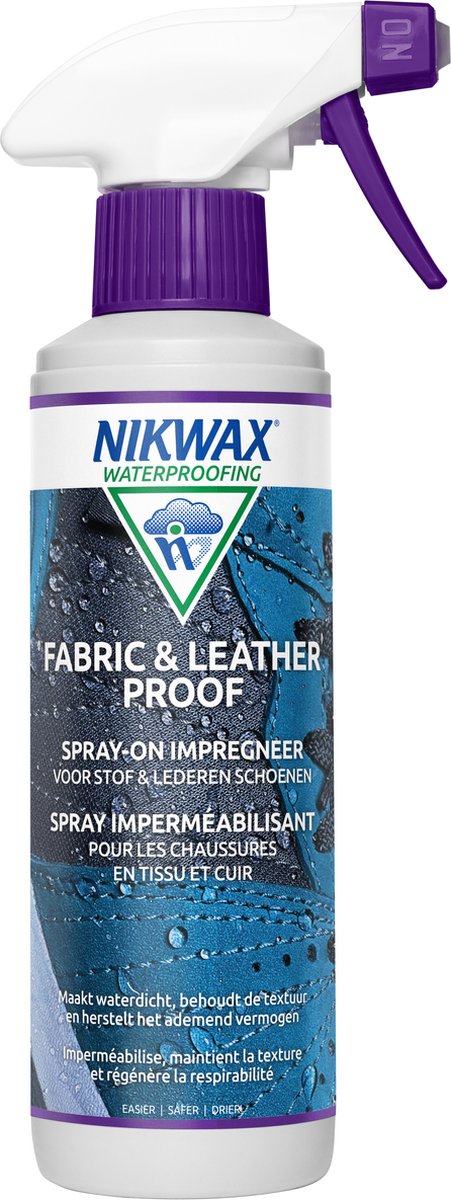 Nikwax спрей за импрегниране на тъкани и кожа 300 ml