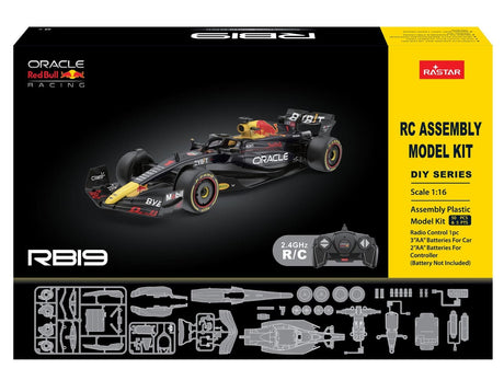 Rastar radijo valdymo rinkinys 1:16 oracle red bull f1 racing rb19 plytos ilgis 35 cm formulė 1
