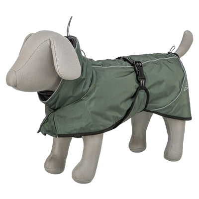 Trixie casaco para cachorro inverno explore thermo verde oliva