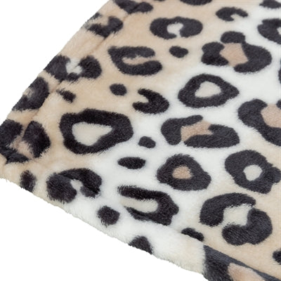 Trixie šunų antklodė leo minkštas pliušinis leopardo rašto kremas
