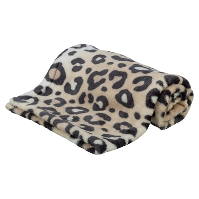 Trixie šunų antklodė leo minkštas pliušinis leopardo rašto kremas
