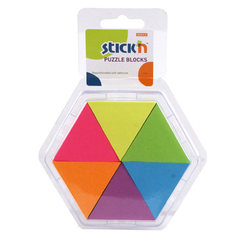 Basic sticky notes puzzle 6 colors