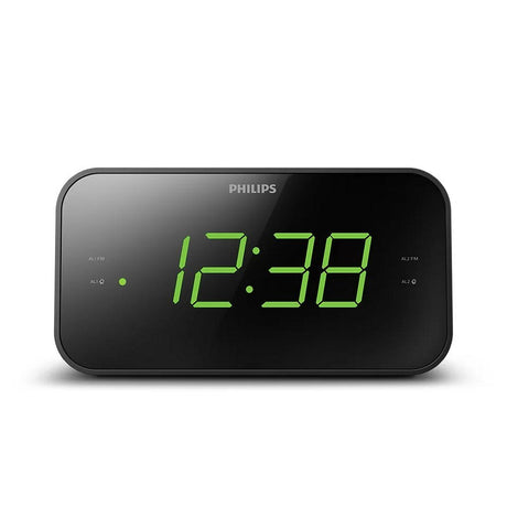 Philips tar3306 12 clock radio black