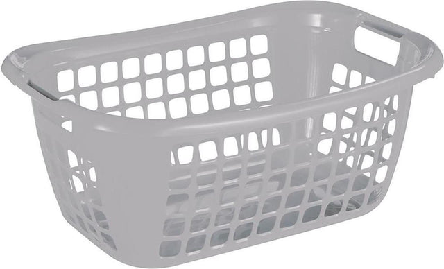 Sunware basic laundry basket low gray 65x45x27cm